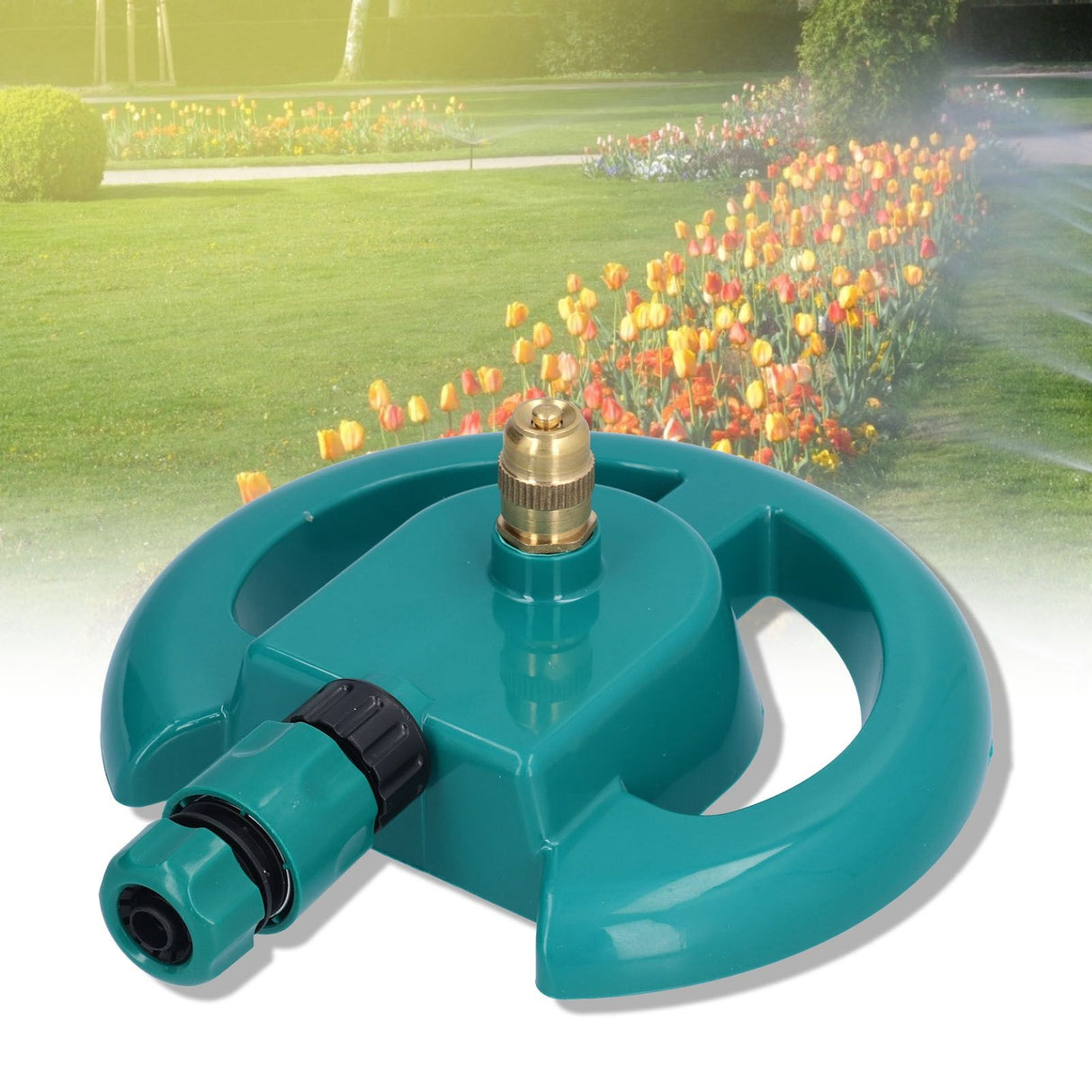 G1/2 360 Degrees Rotatable Water Sprinkler Automatic Irrigation Sprinkler for Garden Lawn Cooling
