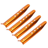 4PCS Tent Peg Stakes Portable Aluminium Alloy Canopy Nail for Outdoor Courtyard Camping Supplies
