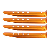 4PCS Tent Peg Stakes Portable Aluminium Alloy Canopy Nail for Outdoor Courtyard Camping Supplies