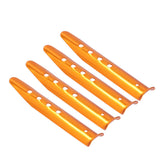 4PCS Tent Peg Stakes Portable Aluminium Alloy Canopy Nail for Outdoor Courtyard Camping Supplies