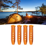 4PCS Tent Peg Stakes Portable Aluminium Alloy Canopy Nail for Outdoor Courtyard Camping Supplies