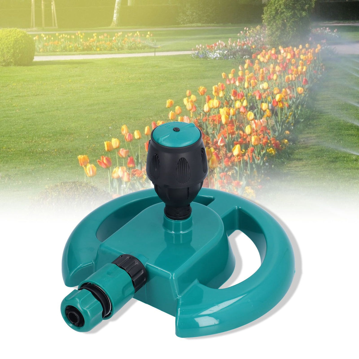 G1/2 360° Rotatable Water Sprinkler Automatic Sprinkler for Garden Lawn Irrigation Cooling