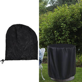 Round Waterproof Table Cover Tear Resistant Table Chair Cover for Bar Gardening Outdoor Home - Extra Image