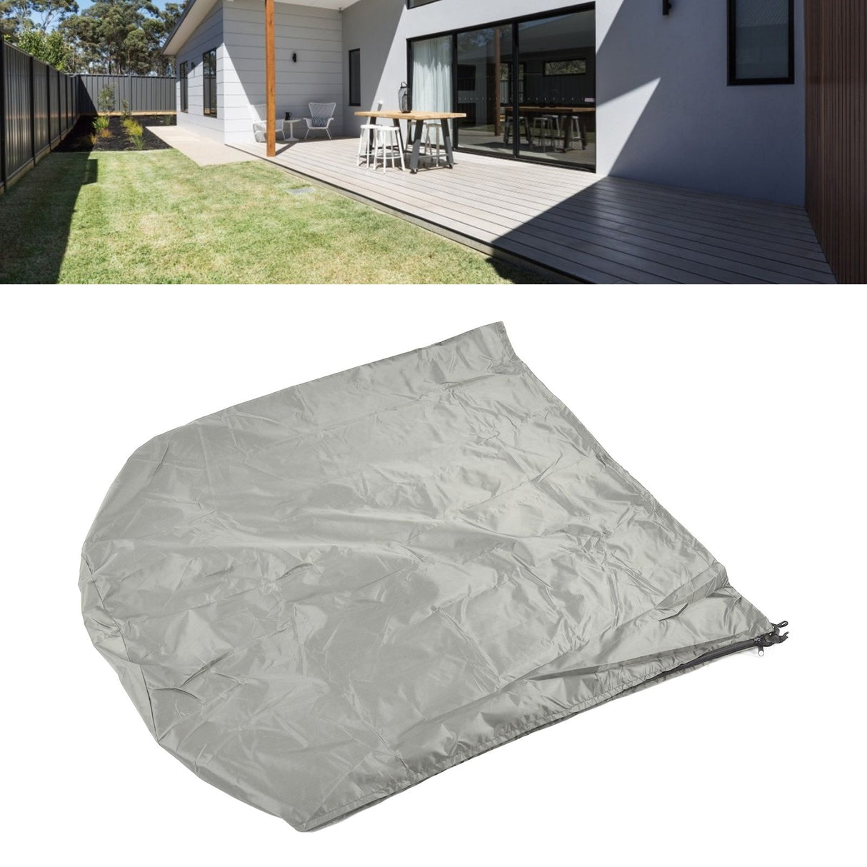 Garden Heater Cover Waterproof Sunproof Rainproof Patio Heater Dustproof Cover Protector for Courtyard TerraceBeige