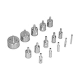 15Pcs/Set 6‑50mm Diamond Drill Bit Kit Ceramic Marble Hole Opener for Glass Wood Brick Tank