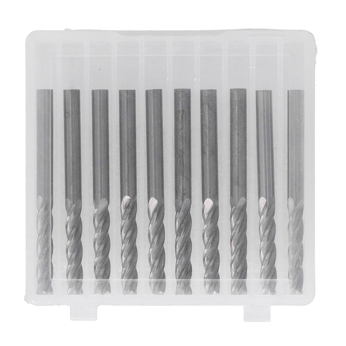10Pcs 4 Flutes Milling Cutter No Burr Engrave Machine Knife 3.175x15mm for Acrylic MDF PVC