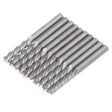 10Pcs 4 Flutes Milling Cutter No Burr Engrave Machine Knife 3.175x15mm for Acrylic MDF PVC - Rear View