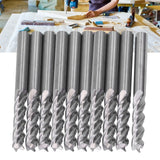 10Pcs 4 Flutes Milling Cutter No Burr Engrave Machine Knife 3.175x15mm for Acrylic MDF PVC - Extra Image