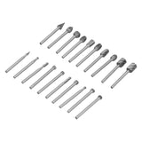 20Pcs High Speed Steel Rotary File DIY Grinding Head Set Accessory for Woodworking - Extra Image