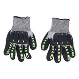 Protective Glove 5 Level Cut Resistant Anti Impact Glove Black Work Glove for Gardening Outdoor