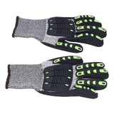 Protective Glove 5 Level Cut Resistant Anti Impact Glove Black Work Glove for Gardening Outdoor - Extra Image