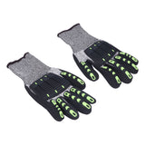 Protective Glove 5 Level Cut Resistant Anti Impact Glove Black Work Glove for Gardening Outdoor