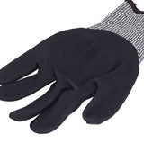 Protective Glove 5 Level Cut Resistant Anti Impact Glove Black Work Glove for Gardening Outdoor