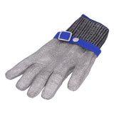 Cut Resistant Work Gloves Stainless Steel Wire Level 5 Protection Woven Adjustable Durable Safety Gloves