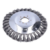 6in Steel Wire Trimmer Head Handheld Lawn Mower Cutting Head Replacement with Protective Cover - 45-Degree Angle