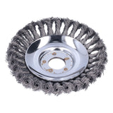 6in Steel Wire Trimmer Head Handheld Lawn Mower Cutting Head Replacement with Protective Cover - Low Angle
