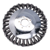 6in Steel Wire Trimmer Head Handheld Lawn Mower Cutting Head Replacement with Protective Cover