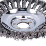 6in Steel Wire Trimmer Head Handheld Lawn Mower Cutting Head Replacement with Protective Cover