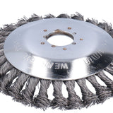 6in Steel Wire Trimmer Head Handheld Lawn Mower Cutting Head Replacement with Protective Cover