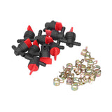 Fuel Cut Off Shut Off Valve with Clamp Kit 493960 494768 698183 for John Deere AM36141 AM107340