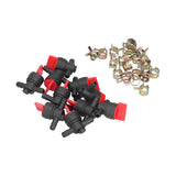 Fuel Cut Off Shut Off Valve with Clamp Kit 493960 494768 698183 for John Deere AM36141 AM107340