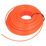 String Trimmer Replacement Line High Flexibility Easily Install Use Wear Resistant Mowing Nylon Trimmer Rope for MowersRed 2.4 Circle