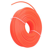 String Trimmer Replacement Line High Flexibility Easily Install Use Wear Resistant Mowing Nylon Trimmer Rope for MowersRed 2.7 Quadrate