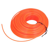 String Trimmer Replacement Line High Flexibility Easily Install Use Wear Resistant Mowing Nylon Trimmer Rope for MowersRed 3.0 Circle - Rear View