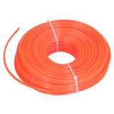 String Trimmer Replacement Line High Flexibility Easily Install Use Wear Resistant Mowing Nylon Trimmer Rope for MowersRed 3.0 Quadrate - Top-Down View