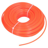 String Trimmer Replacement Line High Flexibility Easily Install Use Wear Resistant Mowing Nylon Trimmer Rope for MowersRed 3.0 Quadrate - Close-Up Angle