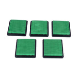 5PCS Air Filter Rubber Wear Resistant Garden Lawn Mower Air Cleaner for GCV160 GCV190 - Top-Down View