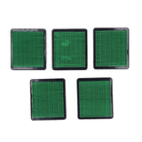 5PCS Air Filter Rubber Wear Resistant Garden Lawn Mower Air Cleaner for GCV160 GCV190