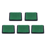 5PCS Air Filter Rubber Wear Resistant Garden Lawn Mower Air Cleaner for GCV160 GCV190 - Low Angle
