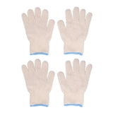 2 Pairs Thermal Insulated Gloves 300℃ Heat Resistant Non Slip Anti Scalding Mitts for BBQ Oven
