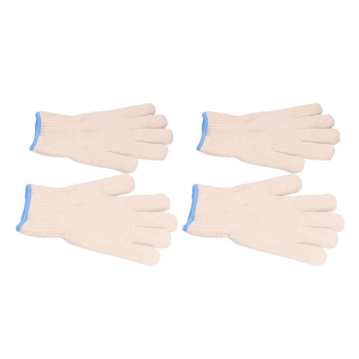 2 Pairs Thermal Insulated Gloves 300℃ Heat Resistant Non Slip Anti Scalding Mitts for BBQ Oven