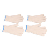 2 Pairs Thermal Insulated Gloves 300℃ Heat Resistant Non Slip Anti Scalding Mitts for BBQ Oven