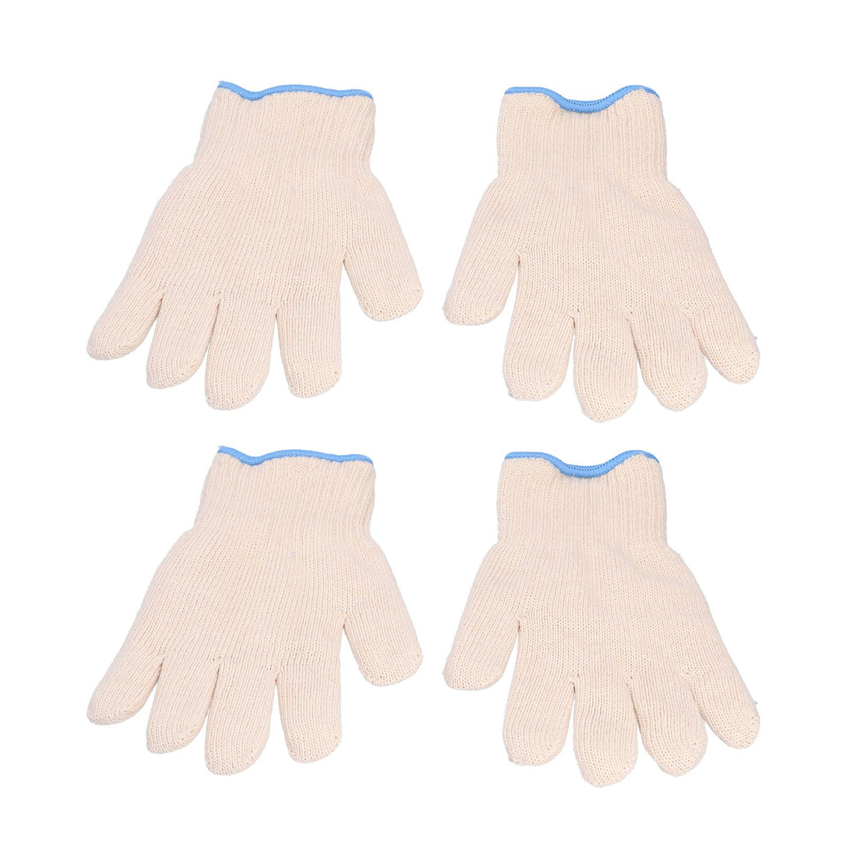 2 Pairs Thermal Insulated Gloves 300℃ Heat Resistant Non Slip Anti Scalding Mitts for BBQ Oven