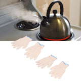 2 Pairs Thermal Insulated Gloves 300℃ Heat Resistant Non Slip Anti Scalding Mitts for BBQ Oven - Extra Image