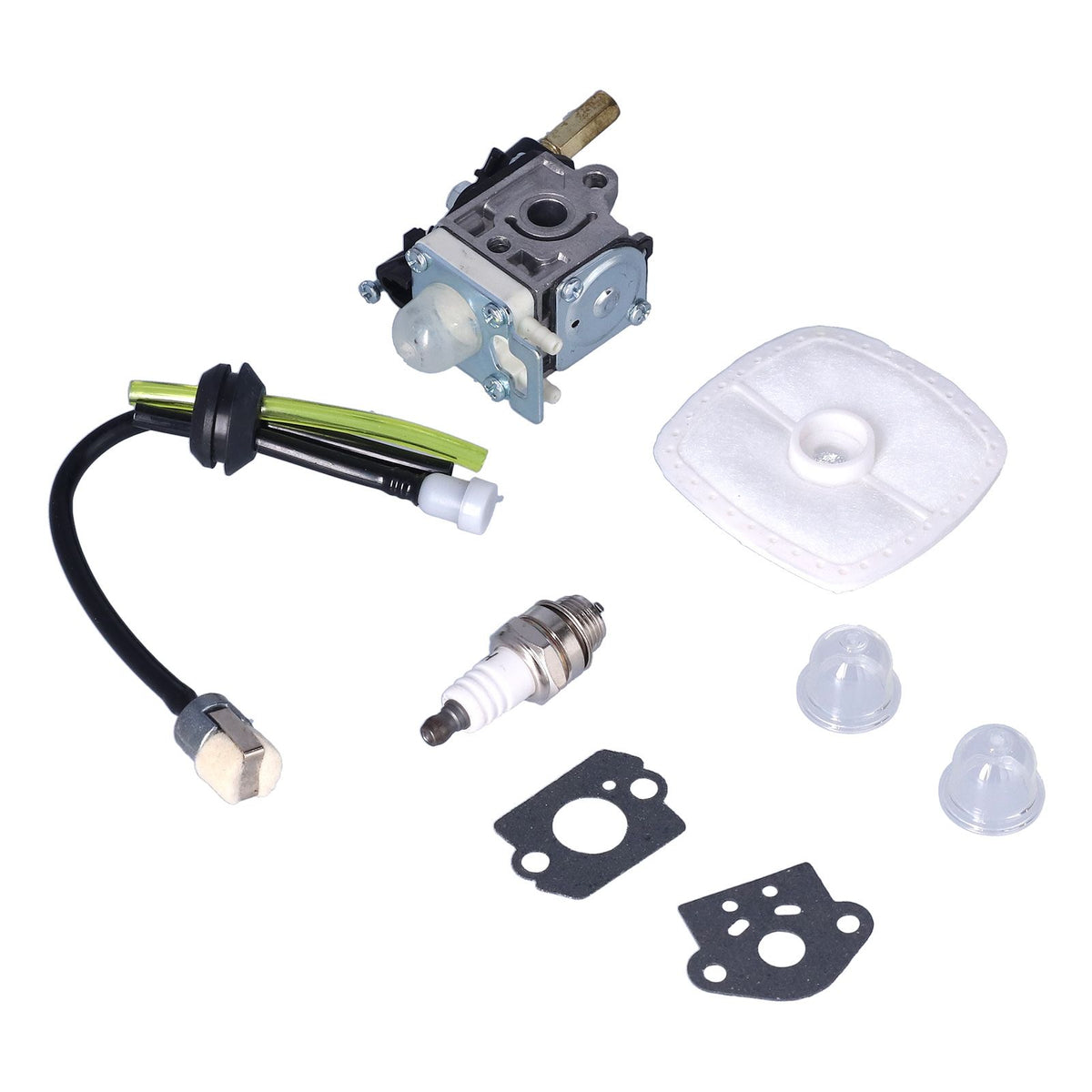 Carburetor Air Filter Cotton Fuel Pipe Set for GT200 GT201i HC150 HC151 PE200 PE201 PPF210 PPF211 SRM210 SRM211