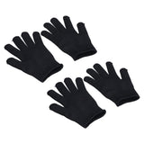 2 Pairs Cut Resistant Gloves Level 5 Protection Scratch Proof Steel Wire Garden Working Gloves for Mechanical - Side View