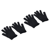 2 Pairs Cut Resistant Gloves Level 5 Protection Scratch Proof Steel Wire Garden Working Gloves for Mechanical - Top-Down View