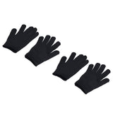 2 Pairs Cut Resistant Gloves Level 5 Protection Scratch Proof Steel Wire Garden Working Gloves for Mechanical - Rear View