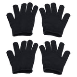 2 Pairs Cut Resistant Gloves Level 5 Protection Scratch Proof Steel Wire Garden Working Gloves for Mechanical