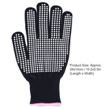 4Pcs Heat Resistant Gloves High Temperature Resistant Anti Scalding Mitts with Silicone BumpsWhite Silicone Pink Edge - Extra Image