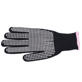 4Pcs Heat Resistant Gloves High Temperature Resistant Anti Scalding Mitts with Silicone BumpsWhite Silicone Pink Edge - Extra Image