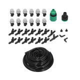 Irrigation Kit 10m Hose Watering Sprinkler Punch Free Automatic Atomizing Nozzle Garden Irrigation Set - Front View