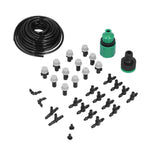 Irrigation Kit 10m Hose Watering Sprinkler Punch Free Automatic Atomizing Nozzle Garden Irrigation Set
