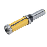 1/2 Shank Flush Trim Router Bit Efficient Professional Profiling Slotting Dual Bearing Milling Cutter for Woodworking - Side View
