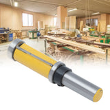 1/2 Shank Flush Trim Router Bit Efficient Professional Profiling Slotting Dual Bearing Milling Cutter for Woodworking