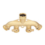 G3/4 4 Way Hose Splitter Brass Garden Hose Faucet Adapter Joint Connector Irrigation Accessory